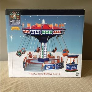 Lemax Christmas Village Carnival Ride Swing